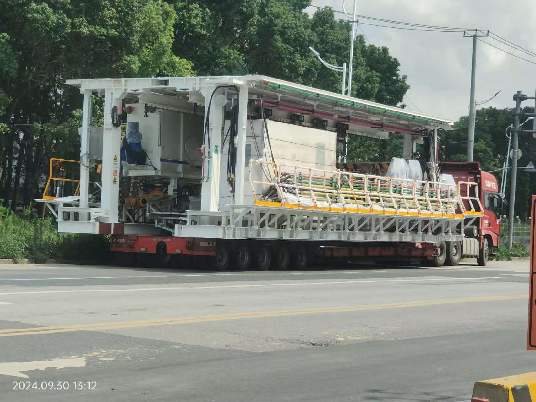 Shield tunneling machine transportation